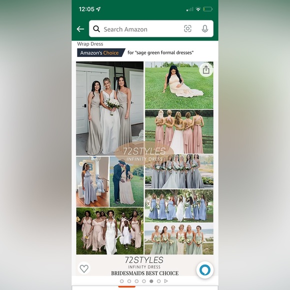 Bridesmaid dress, never worn, bought but chose a different color! Super comfy - Picture 3 of 3